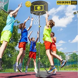 Tapis trampolines toboggans cuisines pour enfants Panier de basket portable et réglable