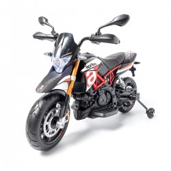 Motos electriques pour enfants et bebe batterie 6v 12v pas cher telecommande Aprilia Dorsoduro 12v moto électrique pour enfants