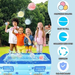 Tapis trampolines toboggans cuisines pour enfants Lot de 10 unités de ballons à eau
