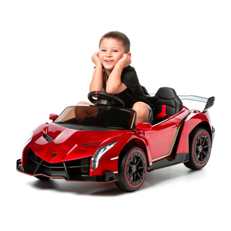 Voitures électriques pour enfants batterie 6v 12v 24v 36v télécommande pass cheer Lamborghini Veneno 12v