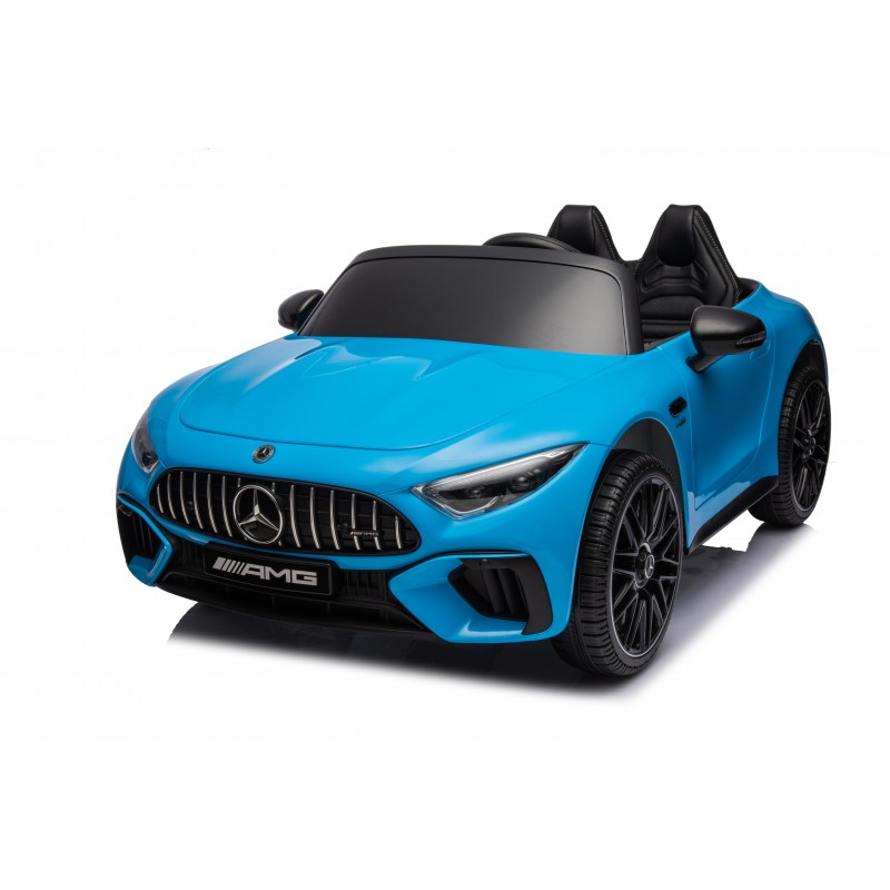 Voiture enfant Bugatti Divo 12 volts gris/bleu