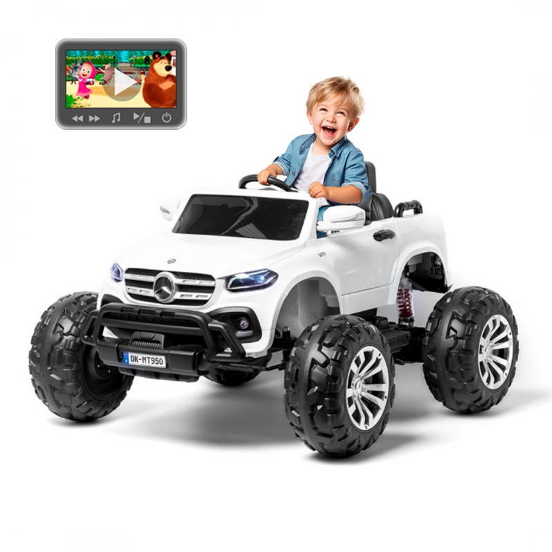 Voitures électriques pour enfants batterie 6v 12v 24v 36v télécommande pass cheer Mercedes Monster Truck XXL 24v
