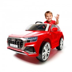 Voitures électriques pour enfants batterie 6v 12v 24v 36v télécommande pass cheer Audi Q8 Batterie 12v et télécommande