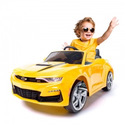 Voitures électriques pour enfants batterie 6v 12v 24v 36v télécommande pass cheer Chevrolet Camaro SS 12V