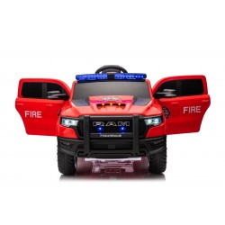 Voitures électriques pour enfants batterie 6v 12v 24v 36v télécommande pass cheer Voiture de Pompier RAM 1500 RHO 12v