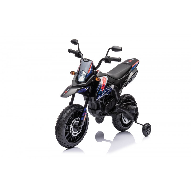 Motos electriques pour enfants et bebe batterie 6v 12v pas cher telecommande Moto Aprilia RX 125 12V