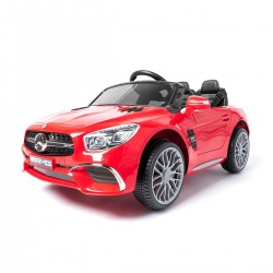 Voiture électrique pour enfant Mercedes SL65 rouge métallisée