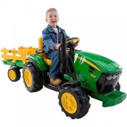 Tracteur John Deere 12v-tracteur électronique enfants sur batterie CochesEléctricosNiños épuisé