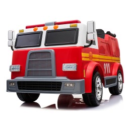 Camion de pompiers électrique pour 2 enfants 12v Ce camion de pompi