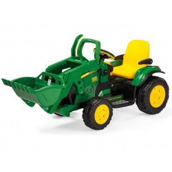 Excavator John Deere 12v - tracteur électrique pour enfants Peg-Pérego épuisé