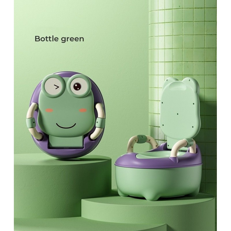 Toilettes pour enfants avec couvercle, dossier, facile à nettoyer L