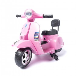 Motos electriques pour enfants et bebe batterie 6v 12v pas cher telecommande Vespa classique PX150 Mini officielle